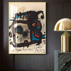 Joan Miro affiche vintage Abstract Watercolor Wall Art Posters And Prints Famous Canvas Painting Living Room Home Decoration