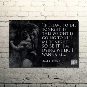 Bodybuilding Motivational Quote Art Silk Poster Print 13x20 24x36inches Gym Room Decor Fitness Sports Picture 021