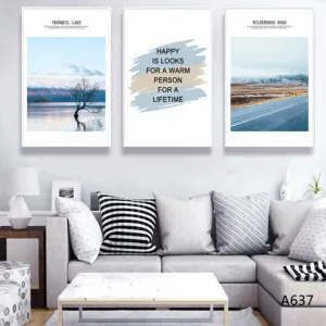 Landscape Art Modern Style Wall Art Oil Painting Wall Decoration Poster Art Decoration Hanging Nordic Pictures
