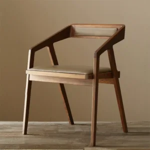 Living Room Chairs Living Room Furniture Home Furniture solid wood+PU coffee dining chair chaise armchair fauteuil 59*50*74cm