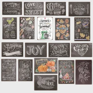 Love Sweet/Cake Food/Gym Plaque Vintage Metal Tin Signs Home Pub Bar Kitchen Decorative Iron Plates Wall Art Paintings