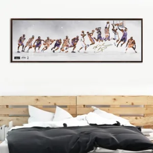 Printed Classic kobe Bryant Poster Decoration Painting Canvas Wall Art Salon Hanging Painting Studio basket star No Frame