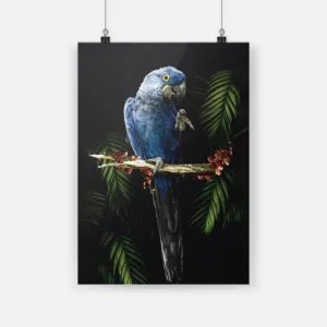 Macaw Parrot Bird Anime Poster Canvas Painting Wall Art Decor Living Room Bedroom Study Home Decoration Prints