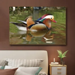 Mandarin Duck Canvas Painting Modern Prints Art Posters Prints Animals Art Wall Pictures Living Room Bedroom Unframed Poster