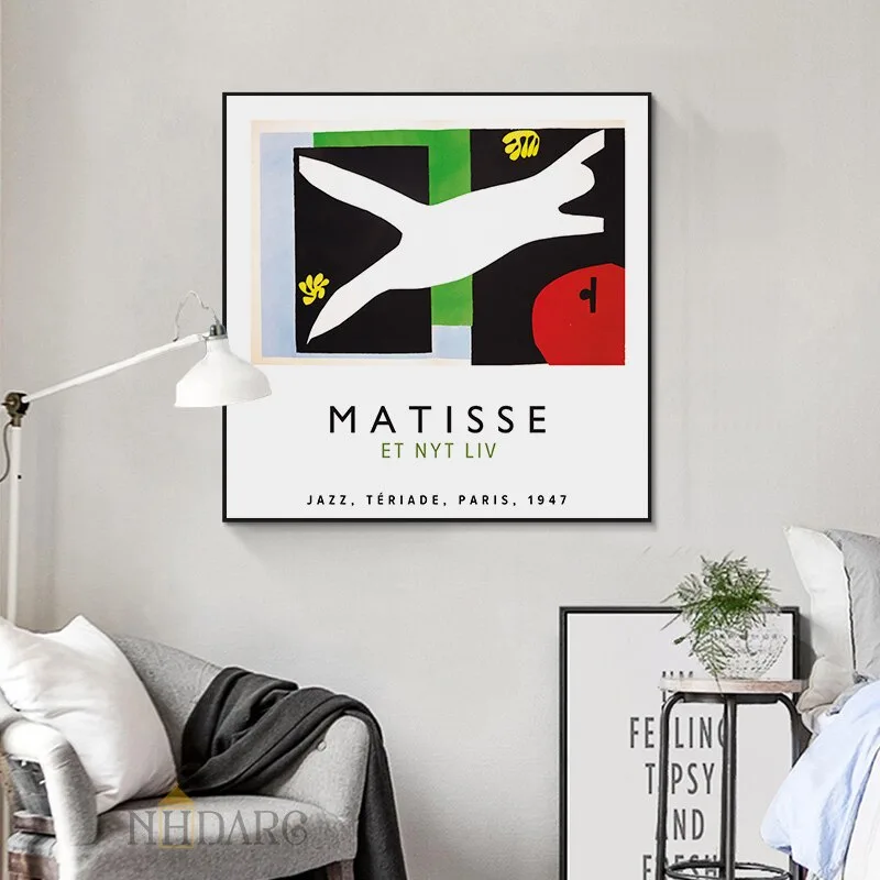 Matisse Et Nyt Canvas Painting Vintage Vogue Poster Pop Art Cat Print Decoration Wall Picture For Living Room Home Decor
