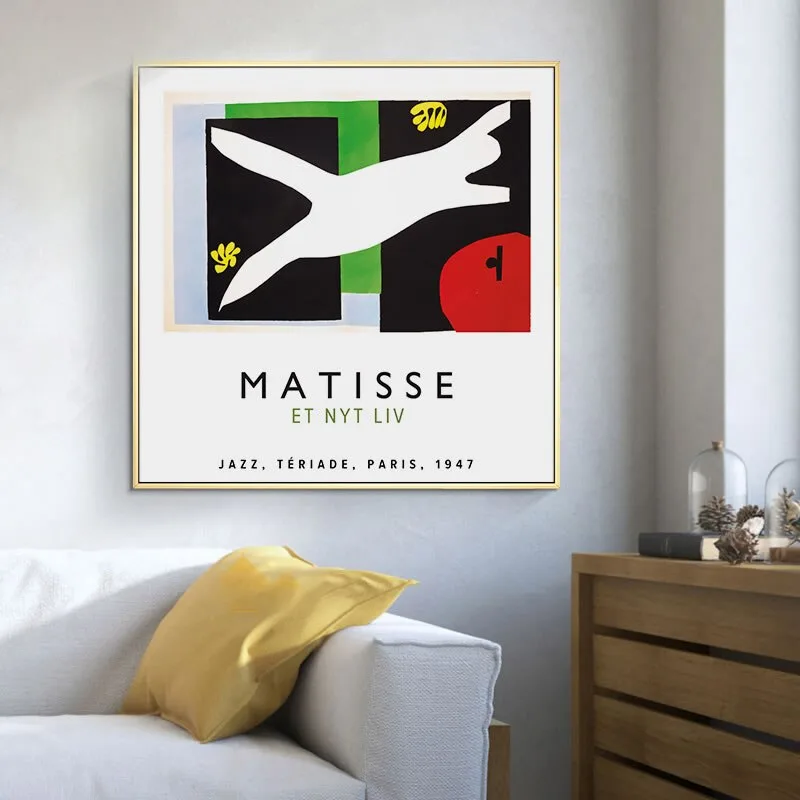 Matisse Et Nyt Canvas Painting Vintage Vogue Poster Pop Art Cat Print Decoration Wall Picture For Living Room Home Decor