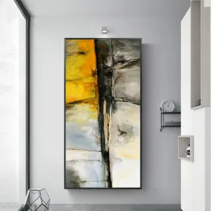 Modern Canvas Panting Art Wall Decoration Large Painting Golden Poster and Print Abstract Living Room Dining Room Home Picture