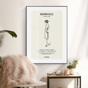 Modern Fashion Founder Vogue Mademoiselle Girl Canvas Print Painting Poster Art Wall Pictures For Living Room Home Decoration