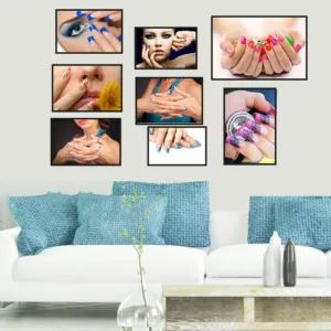 Modern Fashion Manicure Nail Salon Home Decor Wall Art Nordic Canvas Painting Figure Print Poster Bedroom Living Room Picture