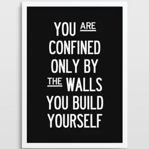Modern Home Wall Decor Canvas Nordic Style Motivational Quotes Black and White Print Poster Letter Modular Picture Living Room