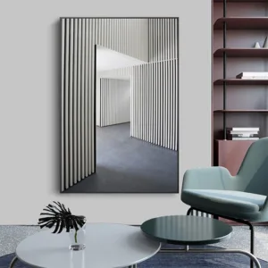 Modern Light Luxury Architectural Art Encounter Corner Poster Prints Nordic Painting for Living Room Wall Hanging Painting Porch