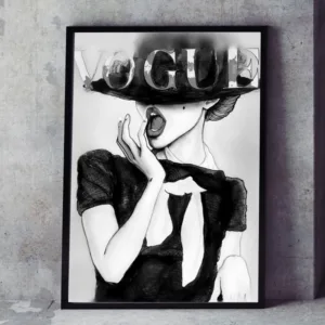 Modern Paintings Wall Art Vogue Figure Canvas Pictures Home Decoration Nordic Style Prints Poster Modular Frame for Living Room