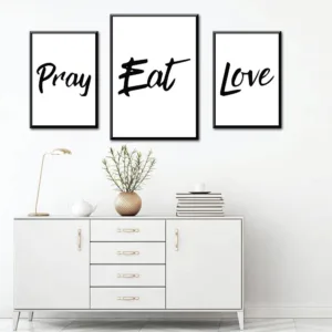 Modern love Wall Art Canvas Painting Wall Paomtomg For Office Decor Bedroom Nursery Decoration