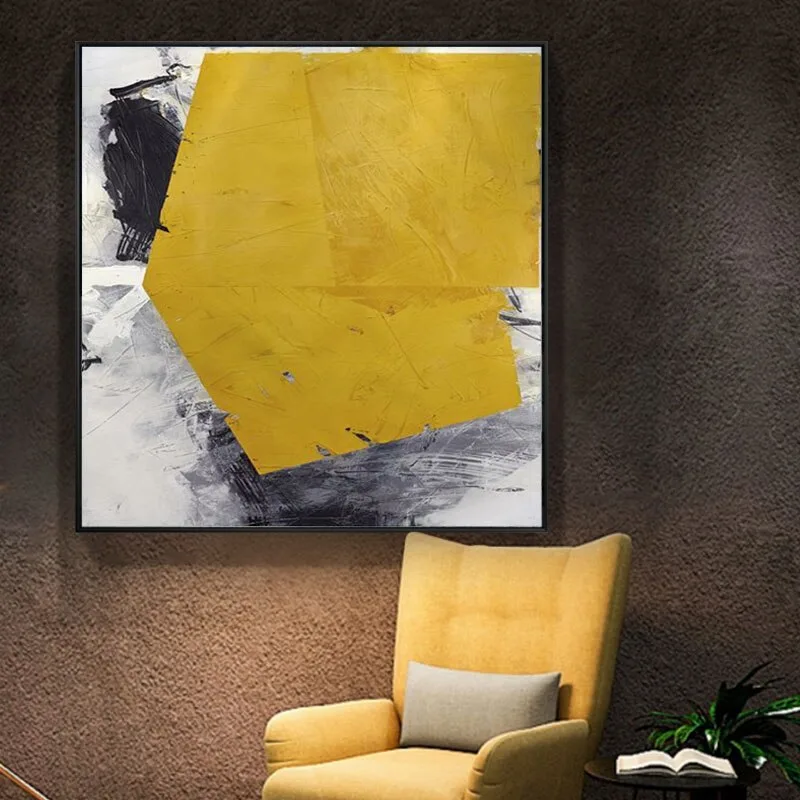 Modern minimalist Roscoe abstract color paintings company extra large huge living room mural large size decorative oil painting - Image 3