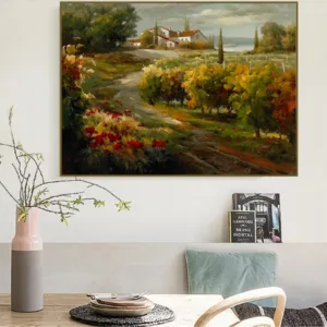 Monet Poppy Fields Landscape Oil Painting Abstract Painting On Canvas Posters and Prints Wall Picture for Living Room Decoration