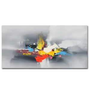 Muzagroo Art Hand Painted Abstract Oil Painting on Canvas Wall Art for Living Room Decor Abstract Art for Bedroom Wall Decor
