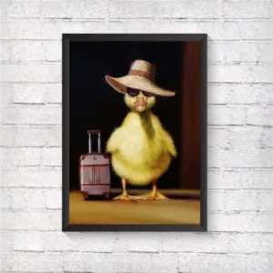 Canvas Painting Traveling Duck Nordic Wall Pop Art Poster Prints Vogue Decoration Pictures For Living Room Decorative