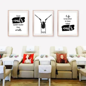 Nail Art Beauty Salon Wall Decor Nail Salon Wall Art Canvas Painting Nail Polish Quotes Posters And Prints Nail Tech Artist Gift