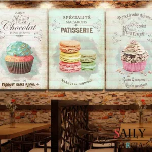 Nordic Decoration Home Posters Kitchen Restaurant Dessert Bread Canvas Painting Wall Art Picture For Living Room Decor No Framed