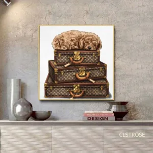 Nordic Modern Style Simple Vintage Luxury Noble Luggage Posters Art Canvas Pictures For Living Room Decor Painting Unframed