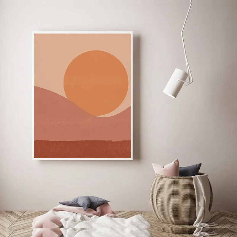 Nordic Prints Abstract Girl Plant Leaf Vintage Poster Minimalist Wall Art Canvas Painting Wall Pictures for Living Room Decor - Image 5