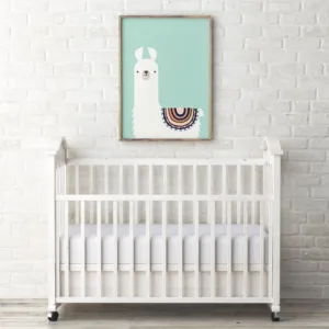 Nordic Style Cute Animal Llama Canvas Art Print Painting Modern Poster for Kids Tribal Wall Art Picture Nursery Baby Room Decor