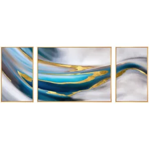 Nordic Style hand-painted Oil Painting Modern Minimalist Triple Bedroom Wall Mural Paintings Decorative Painting The Living Room