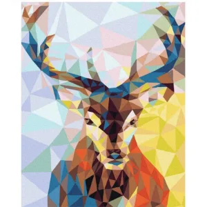 Paintmake Animal DIY Paint By Numbers No Frame Deer Oil Painting On Canvas For Home Room Decor Wall Art Picture For child Adult
