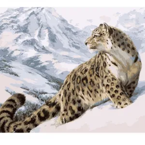 Paintmake DIY Paint By Numbers No Frame For Kids Adult Digital Oil Painting On Canvas Leopard Home Wall Art Decorative paintings