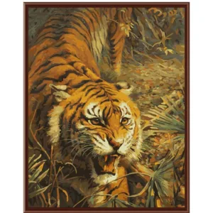 Paintmake Tiger DIY Paint By Numbers No Frame For Kids Adult Digital Oil Painting On Canvas Home Wall Art Decorative paintings