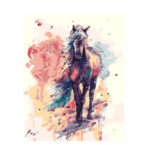 RUOPOTY Frame Color Horse Animals Diy Painting By Numbers Kit Modern Wall Art Picture Canvas Painting Handpainted For Home Decor