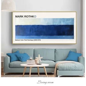 Mark Rothko Abstract Color Field Canvas Painting Mark Rothko Wall Art Color Poster Mark Rothko Canvas Art Color Prints Pictures