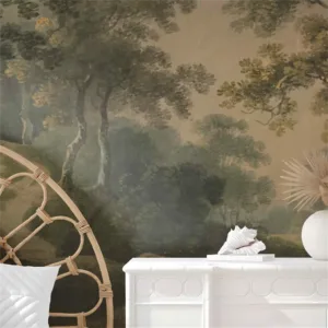 Custom papel pintado Forest photo wallpaper for living room background Stickers wall paper papel de parede 3d Home Decoration