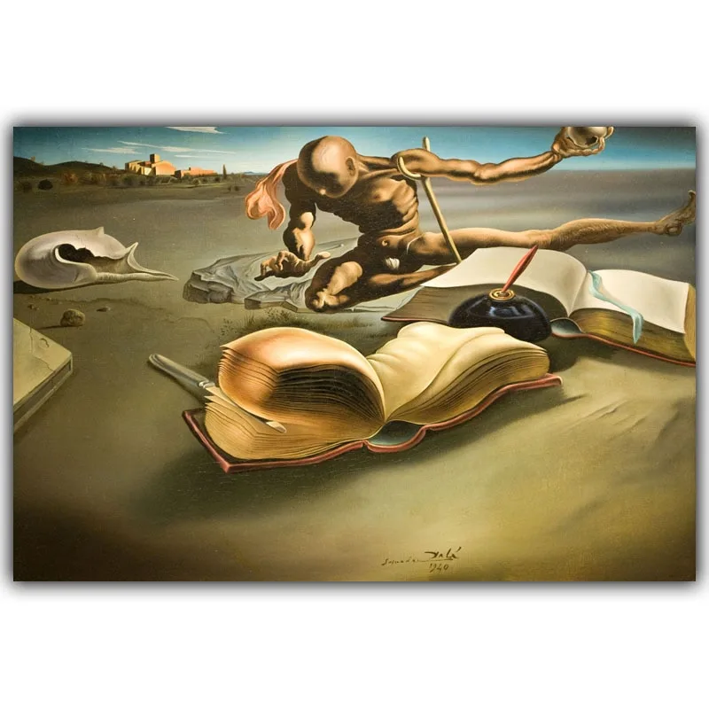 Salvador Dali Surrealism Abstract Painting Elephant Art Vintage Posters Photos Home Decoration 30X45Cm 50X75Cm - Image 5