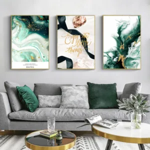 Scandinavian Geometry Canvas Wall Art Print Nordic Poster Abstra