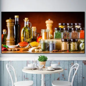 Scandinavian Kitchen Living Room Home Decor Canvas Painting Modern Spices Posters And Prints Wall Art Picture Room Decoration