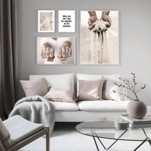 Scandinavian Still Life Love Quote Picture Nordic Wall Art Canvas Painting Minimalist Modern Posters and Prints for Home Decor