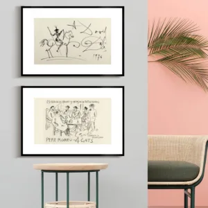 Sketch Art Of Retro Fashion Vintage Vogue Style Home Decoration Posters And Prints Canvas Painting Art Wall Pictures Home Decor