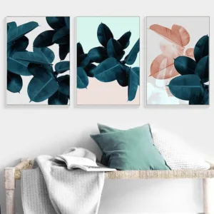 Succulent Plant Colorful Leaf Canvas Poster Abstract Wall Art Botanical Print Nordic Style Painting Home Room Decoration Picture