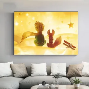 The Little Prince Canvas Poster Wall Art Canvas Painting Decorative Picture for Living Room Home Decoration