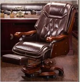 The boss chair dermal massage may lie the office chair double layer cushion big class chair solid wood armchair chair.