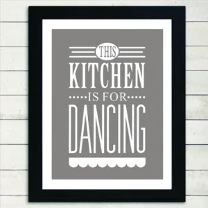 This Kitchen is For Dancing Modern Canvas Painting Posters and Prints Nordic Wall Art Pictures for Kitchen Home Decor No Frame