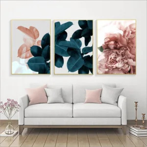 Top Selling Custom Agave Alpaca Leaf Wall Art Canvas Painting Nordic Posters And Prints Wall Pictures For Living Room Home Decor