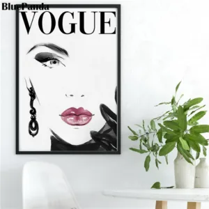 VOGUE Beautiful Lady Poster Nordic Art Canvas Painting Minimalist Wall Picture Children Decoration Kid Print Home Decor