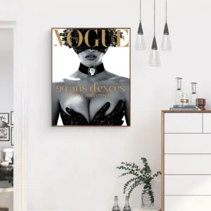 VOGUE Fashion Poster Sexy Girl Canvas Painting Nordic Wall Art Pictures For Living Room Modern Decorative Prins On The Wall