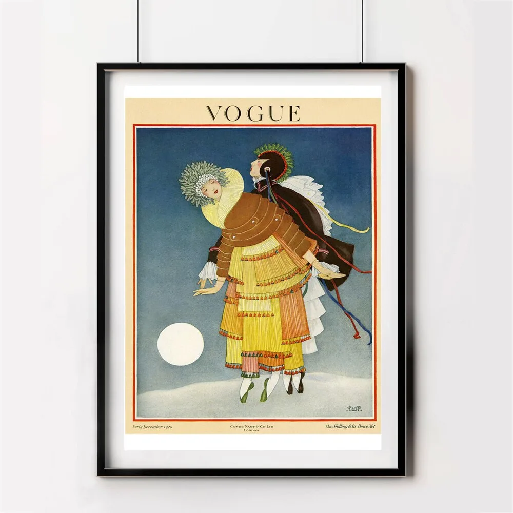 Vintage Cuadros Vogues Figure Quotes Posters and Prints Canvas Wall  Art Woman Painting Nordic Decorative Picture Living Room - Image 5