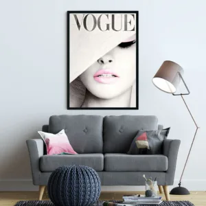 Vogue Fashion Poster Nordic Canvas Painting Scandinavian Style Wall Art Pictures For Living Room Modern Decorative Prins Unframe