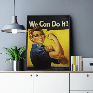 We Can Do It Motivational Kraft Paper Paint Funny-Kraft Paper Poster Retro Poster Bar Cafe Painting Wall Pictures  Home  Decor