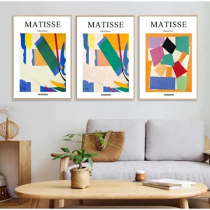 Matisse Vogue Poster And Prints Abstract Geometric Colorful Wall Art Canvas Painting Pictures For Living Room Home Decor