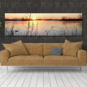 canvas painting wall picture art prints Sunset landscape Poster art Paintings for Living Room No Frame